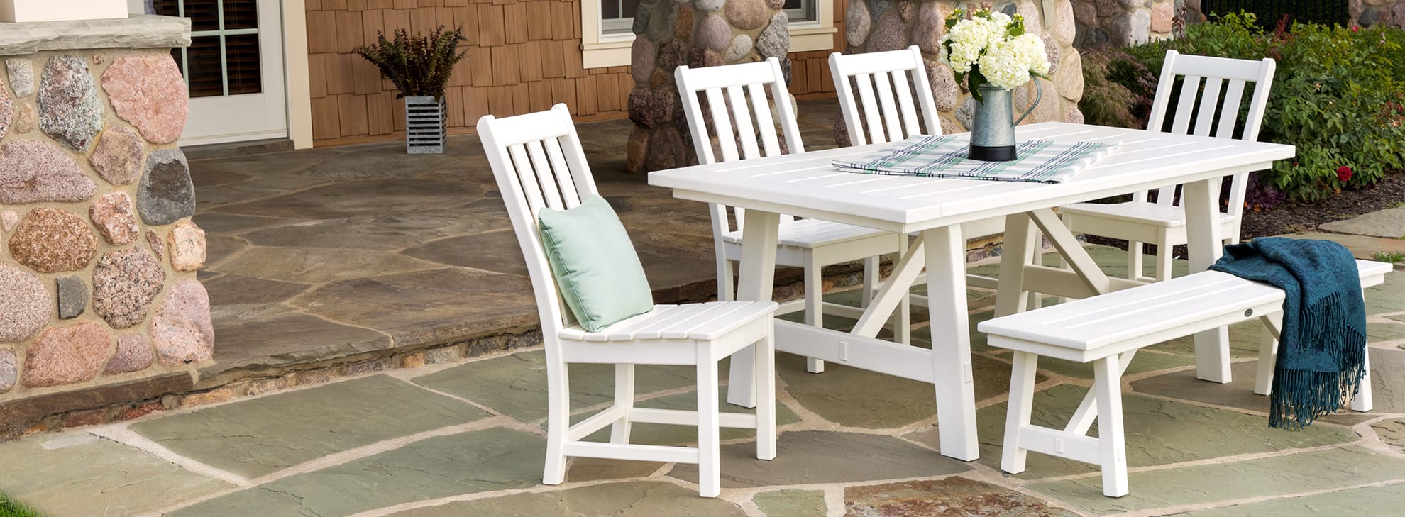 Outdoor farmhouse on sale table set