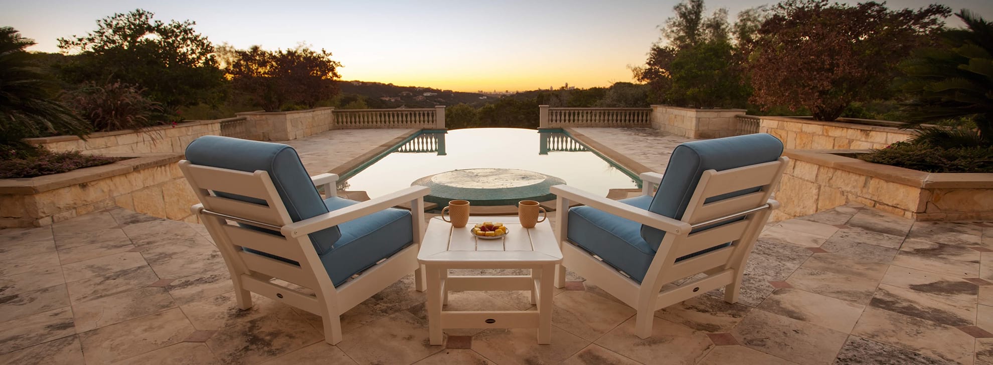 Polywood best sale patio sets