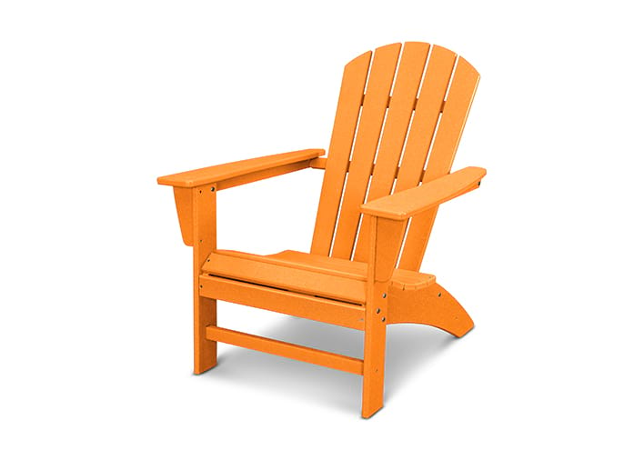 Bright Colorful Adirondack Chairs POLYWOOD POLYWOOD   OrangeStudio 1 