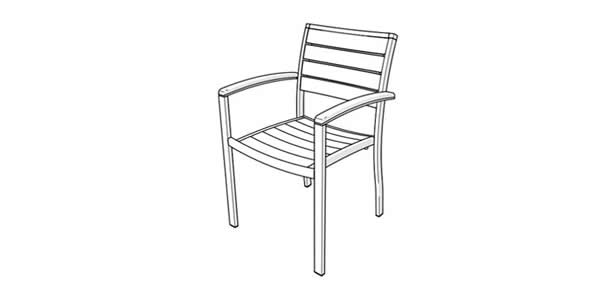 cleaning polywood chairs