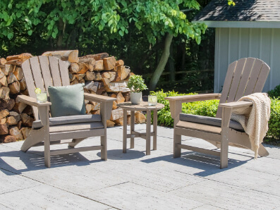 polywood sand adirondack chair